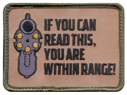 Milspec If You Can Read This Morale Patch Patches & Insignia MilTac Tactical Military Outdoor Gear Australia