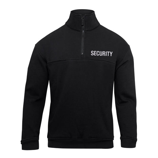 Milspec Security 1/4 Zip Job Shirt - Black Uniform Shirts MilTac Tactical Military Outdoor Gear Australia