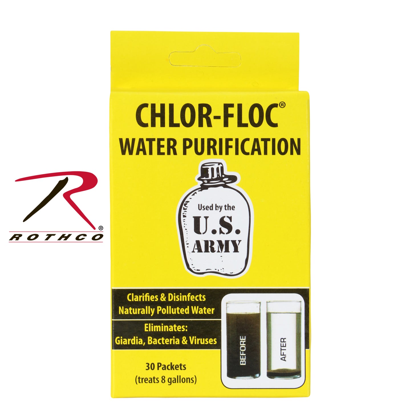 Chlor Floc Military Water Purification Powder Packets Bug Out Bag Collection MilTac Tactical Military Outdoor Gear Australia
