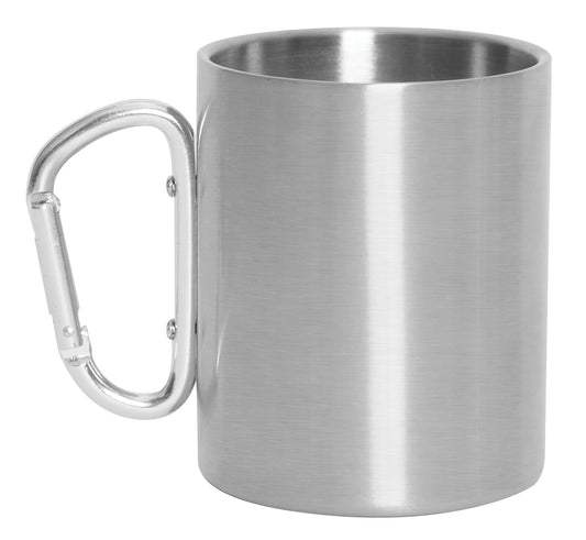 Milspec Insulated Stainless Steel Portable Camping Mug With Carabiner Handle – 15 oz Camping & Survival Gear MilTac Tactical Military Outdoor Gear Australia