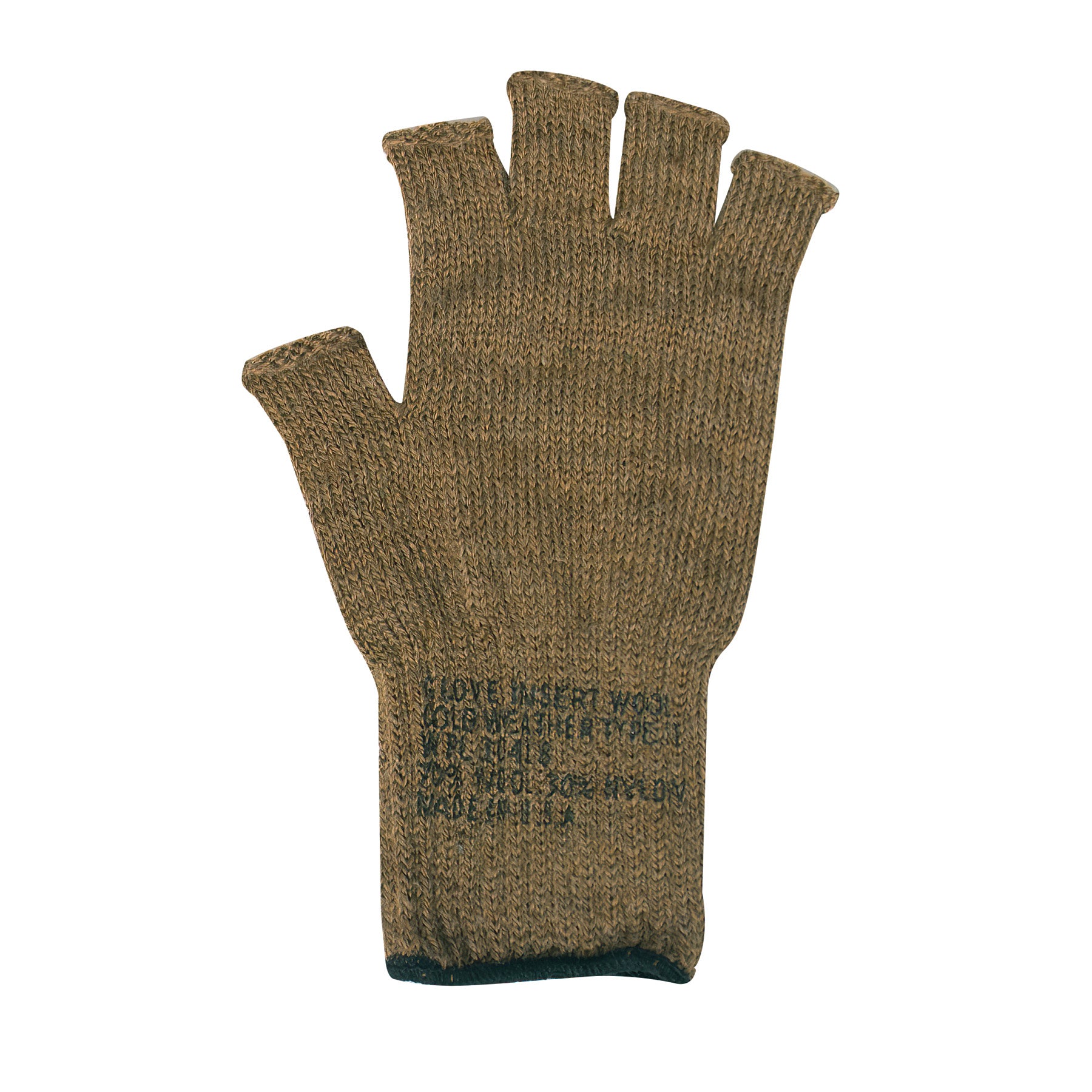 Milspec Fingerless Wool Gloves New Arrivals MilTac Tactical Military Outdoor Gear Australia