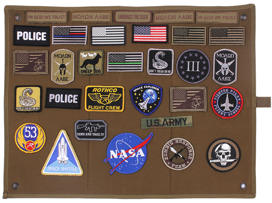 Milspec Hanging Roll-Up Morale Patch Board Patches & Insignia MilTac Tactical Military Outdoor Gear Australia