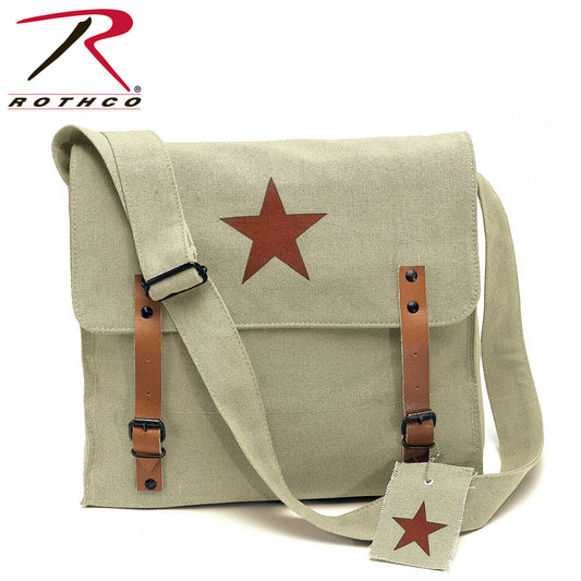 Milspec Canvas Classic Bag with Medic Star Messenger & Shoulder Bags MilTac Tactical Military Outdoor Gear Australia