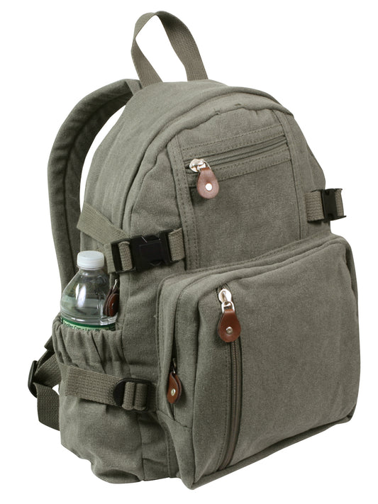 Milspec Vintage Canvas Compact Backpack Backpacks MilTac Tactical Military Outdoor Gear Australia