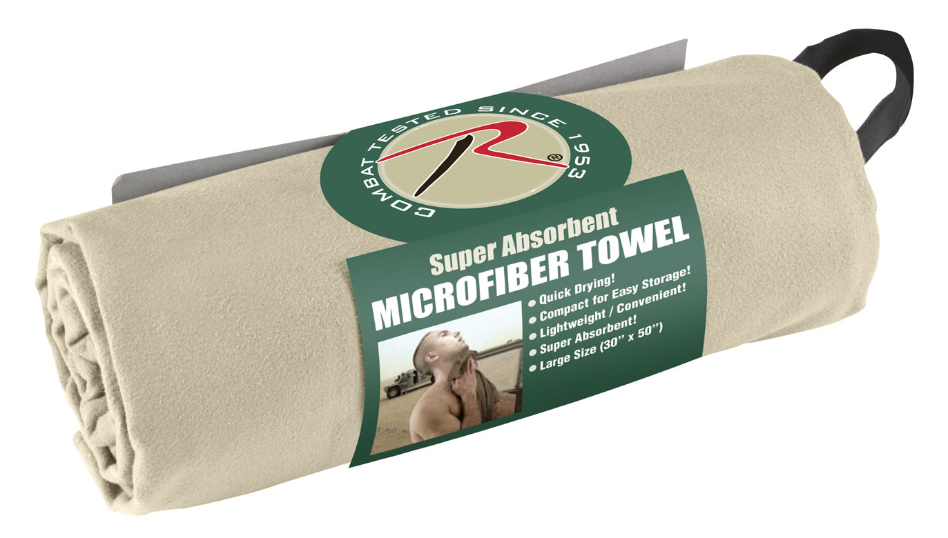 Milspec Microfiber Towel Camping & Survival Accessories MilTac Tactical Military Outdoor Gear Australia